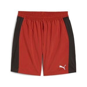 🆒 Puma Men's Athletic Shorts in Red and Black